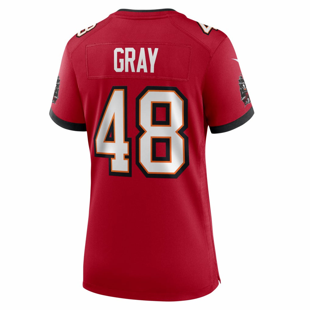 Tampa Bay Buccaneers Nike JT Gray  Women's Team Game Jersey