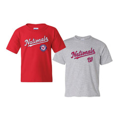 Washington Nationals Soft as a Grape Youth 2-Pack Logo T-Shirt Set | MLB Sale