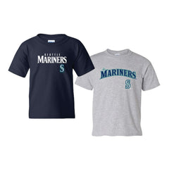 Seattle Mariners Soft as a Grape Youth 2-Pack Logo T-Shirt Set | MLB New