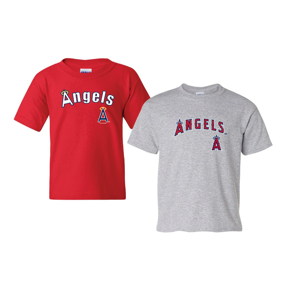 Los Angeles Angels Soft as a Grape Youth 2-Pack Logo T-Shirt Set | MLB Online