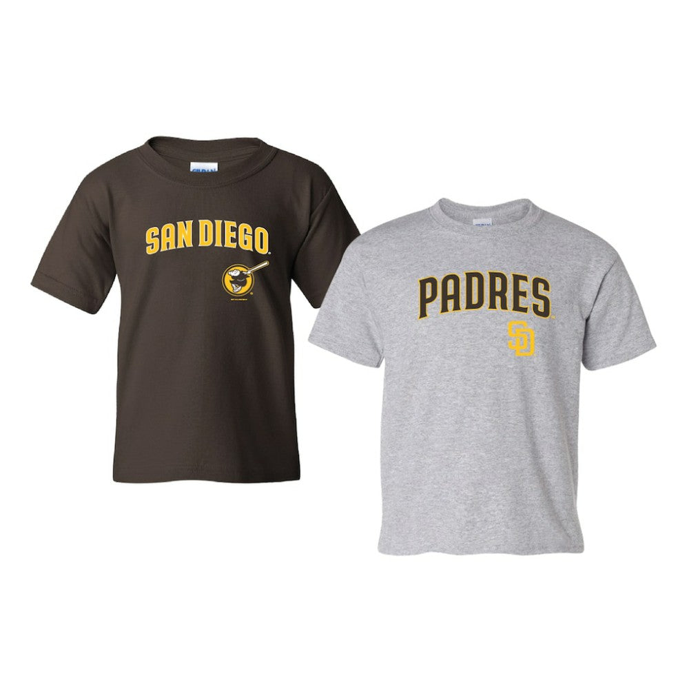 San Diego Padres Soft as a Grape Youth 2-Pack Logo T-Shirt Set | MLB Outlet