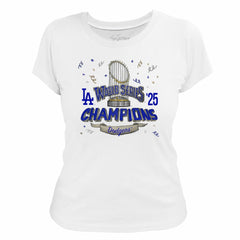 Los Angeles Dodgers Tiny Turnip Women's 2025 World Series Champions Parade T-Shirt | MLB Outlet