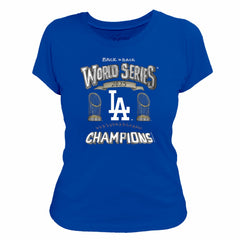 Los Angeles Dodgers Tiny Turnip Women's 2025 World Series Champions T-Shirt | MLB Shop