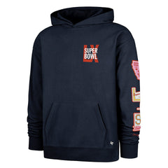 New England Patriots 47 brand Stoney Clover Lane x '47 Women's Super Bowl LX Patches Foundation Hoodie