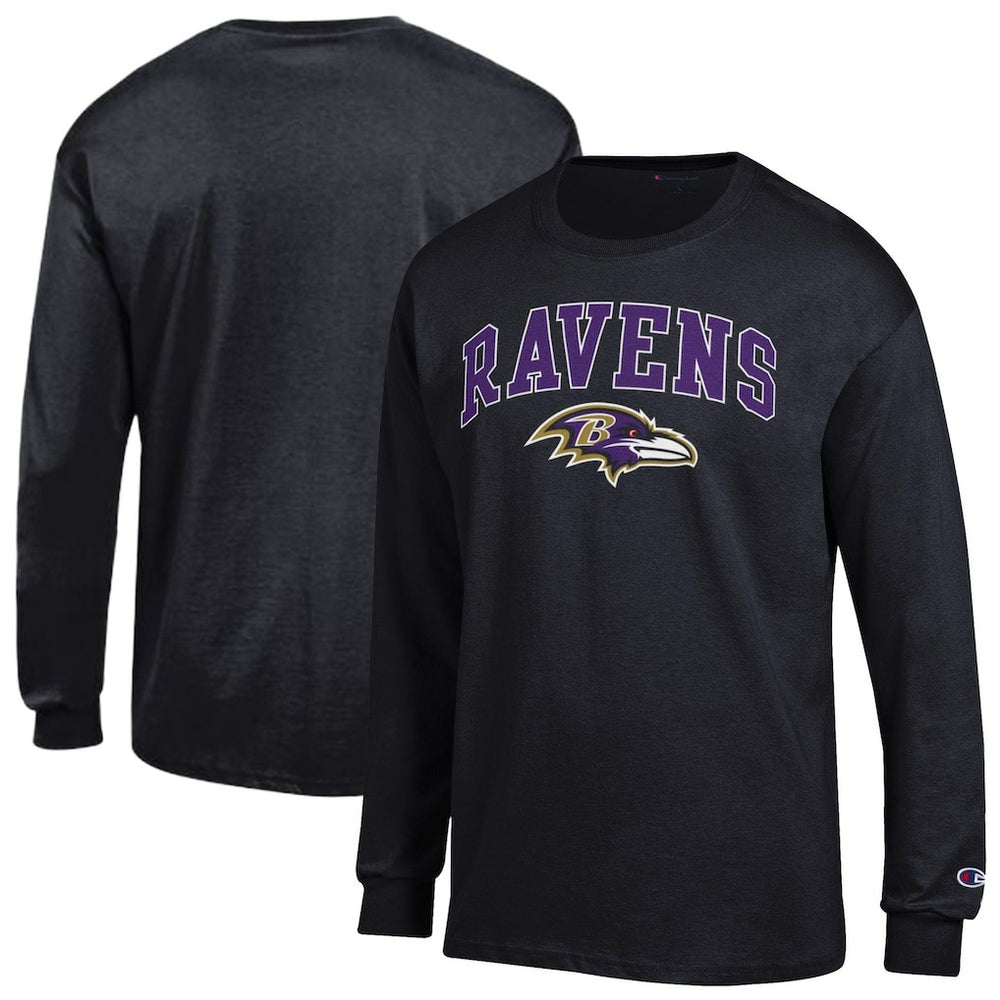 Baltimore Ravens Champion Arch Over Logo Long Sleeve T-Shirt