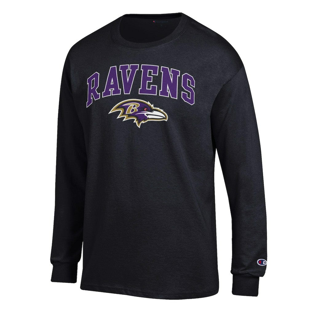 Baltimore Ravens Champion Arch Over Logo Long Sleeve T-Shirt