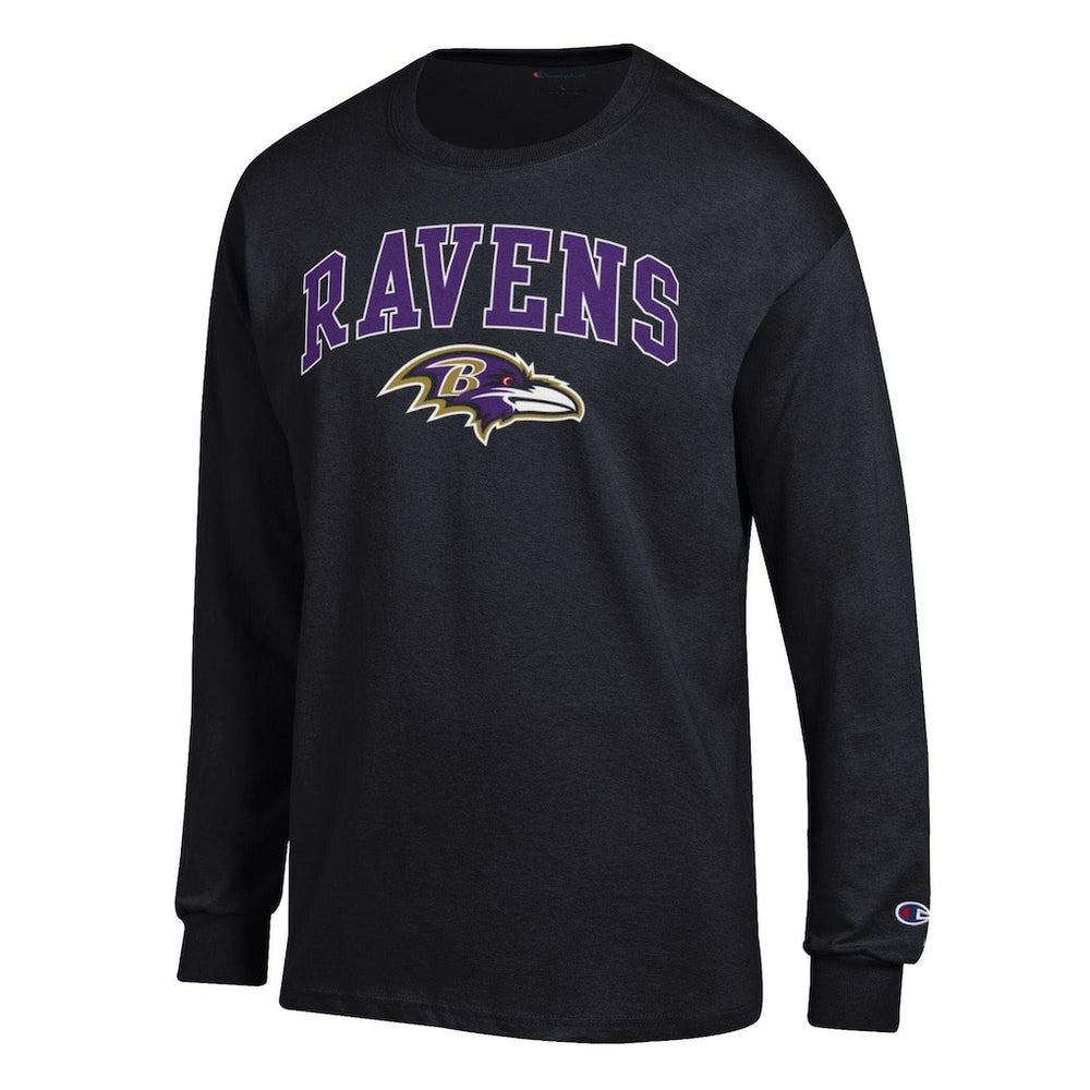 Baltimore Ravens Champion Arch Over Logo Long Sleeve T-Shirt