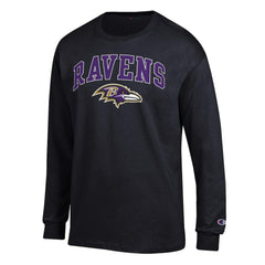 Baltimore Ravens Champion Arch Over Logo Long Sleeve T-Shirt