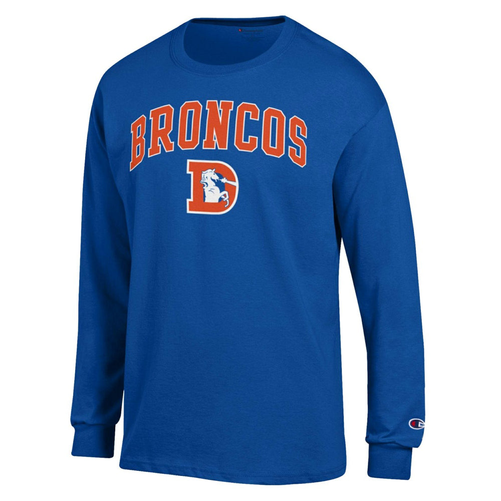 Denver Broncos Champion Arch Over Logo Long Sleeve T-Shirt