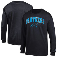 Carolina Panthers Champion Arch Over Logo Long Sleeve T-Shirt
