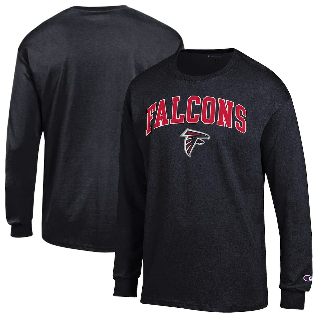 Atlanta Falcons Champion Arch Over Logo Long Sleeve T-Shirt