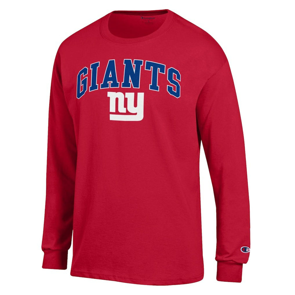 New York Giants Champion Arch Over Logo Long Sleeve T-Shirt
