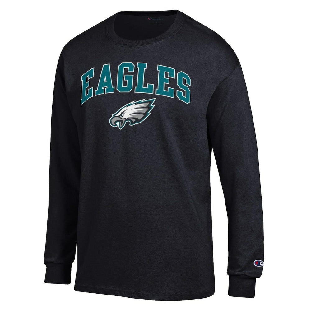 Philadelphia Eagles Champion Arch Over Logo Long Sleeve T-Shirt