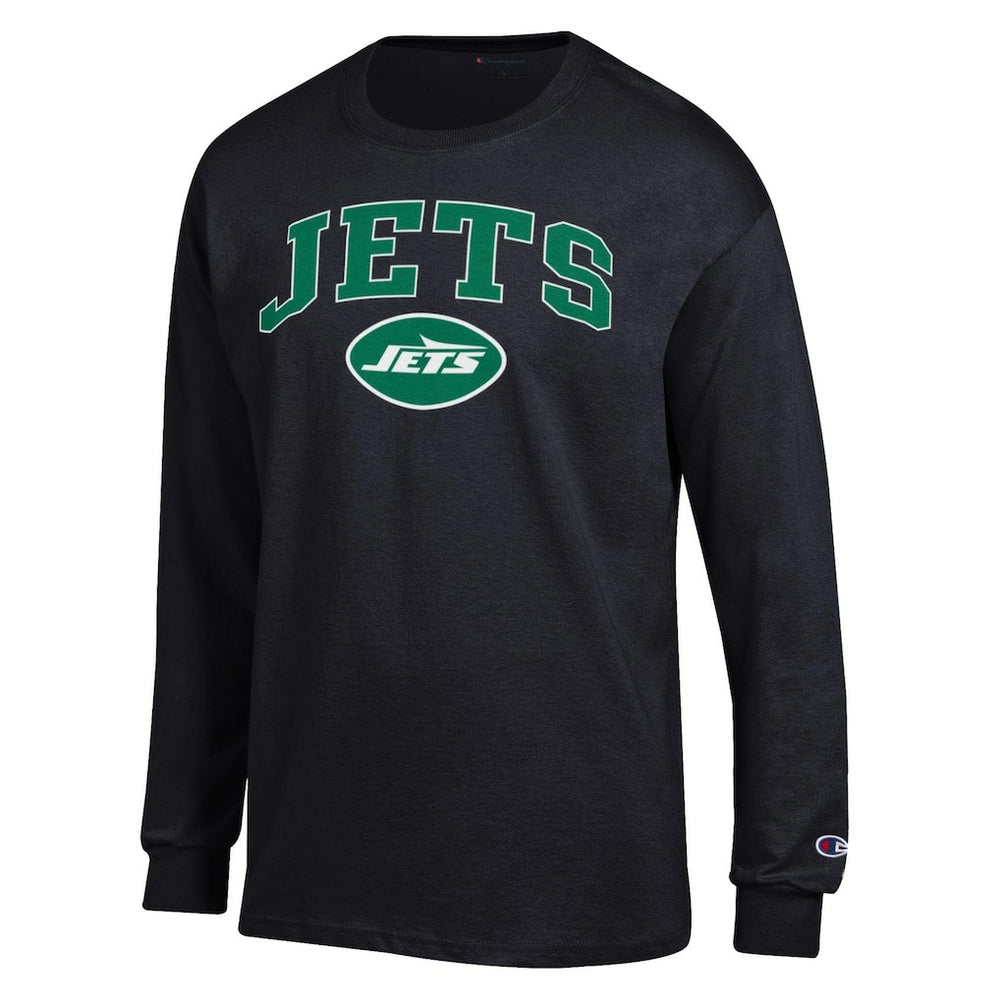 New York Jets Champion Arch Over Logo Long Sleeve T-Shirt