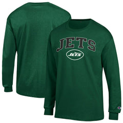 New York Jets Champion Arch Over Logo Long Sleeve T-Shirt