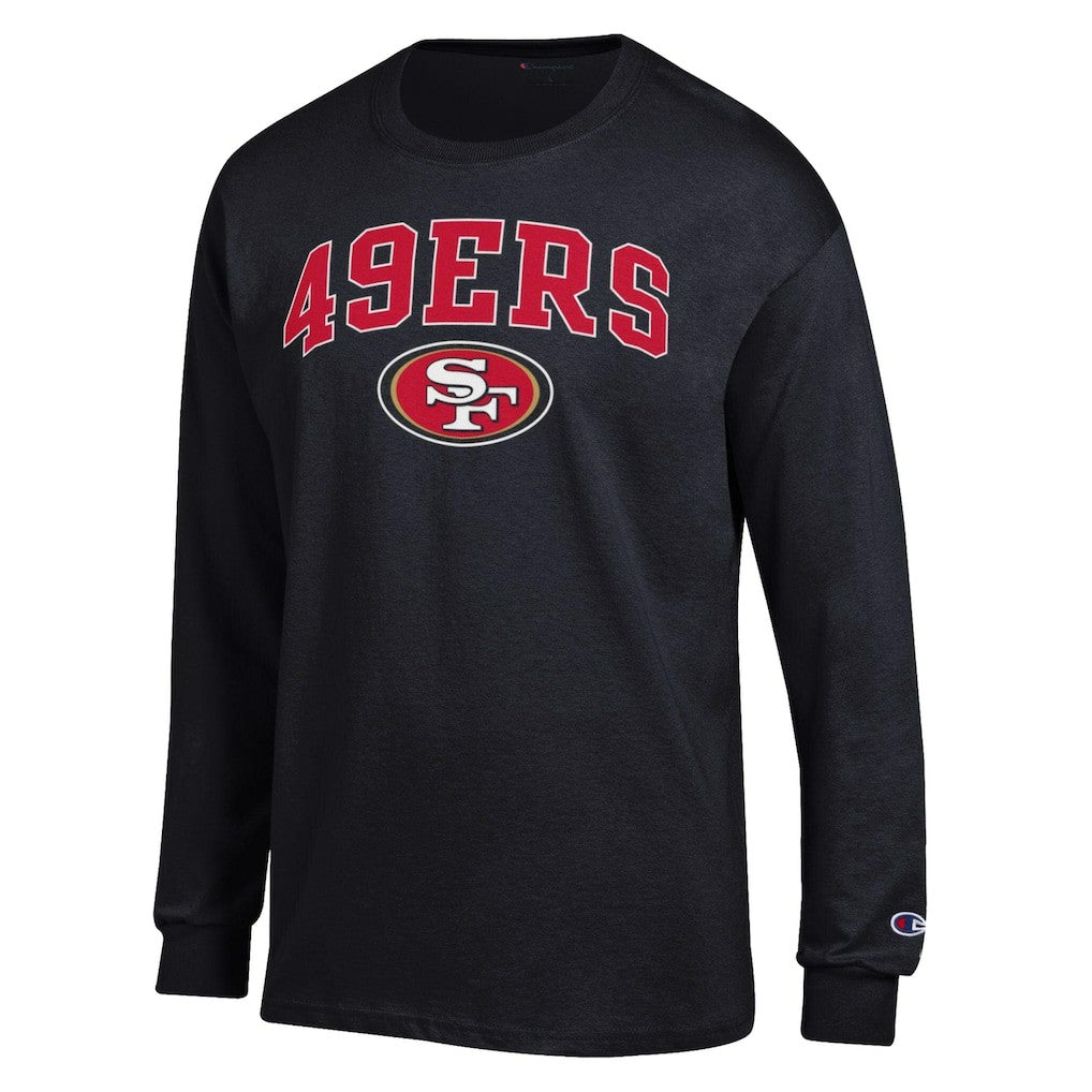 San Francisco 49ers Champion Arch Over Logo Long Sleeve T-Shirt