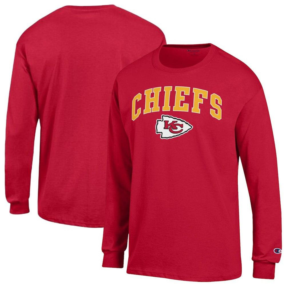 Kansas City Chiefs Champion Arch Over Logo Long Sleeve T-Shirt