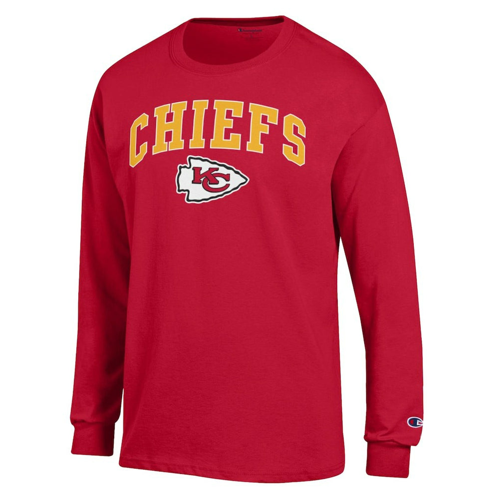 Kansas City Chiefs Champion Arch Over Logo Long Sleeve T-Shirt