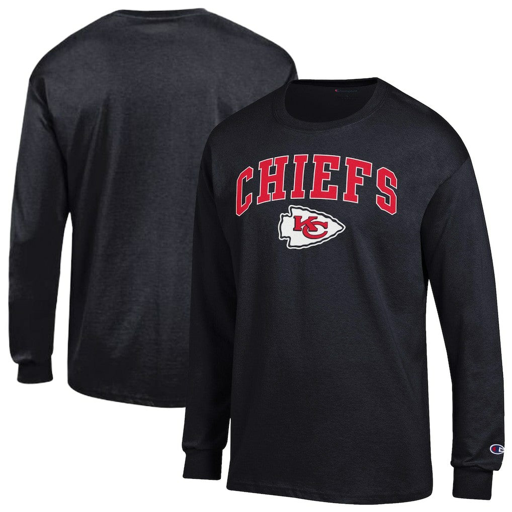 Kansas City Chiefs Champion Arch Over Logo Long Sleeve T-Shirt