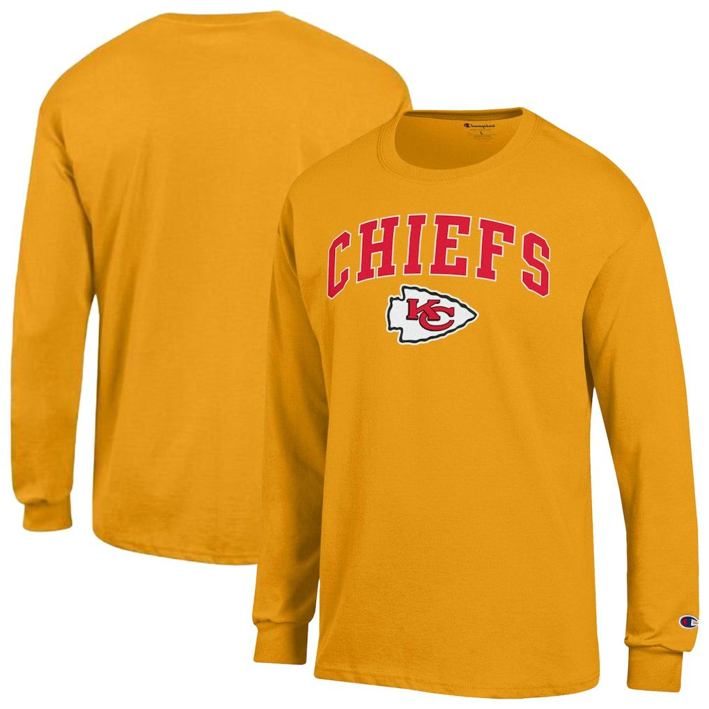 Kansas City Chiefs Champion Arch Over Logo Long Sleeve T-Shirt