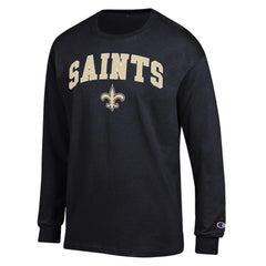 New Orleans Saints Champion Arch Over Logo Long Sleeve T-Shirt