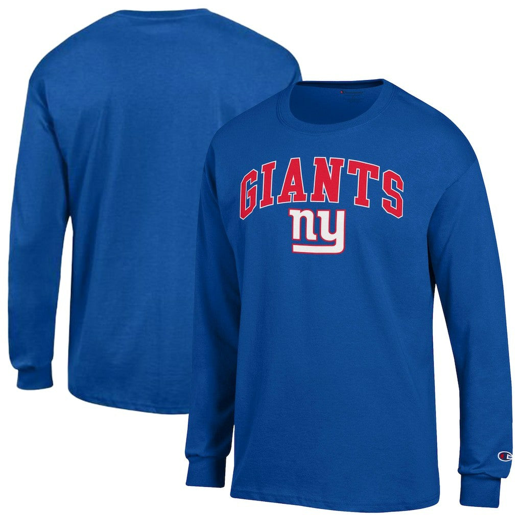New York Giants Champion Arch Over Logo Long Sleeve T-Shirt