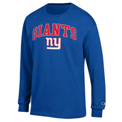 New York Giants Champion Arch Over Logo Long Sleeve T-Shirt