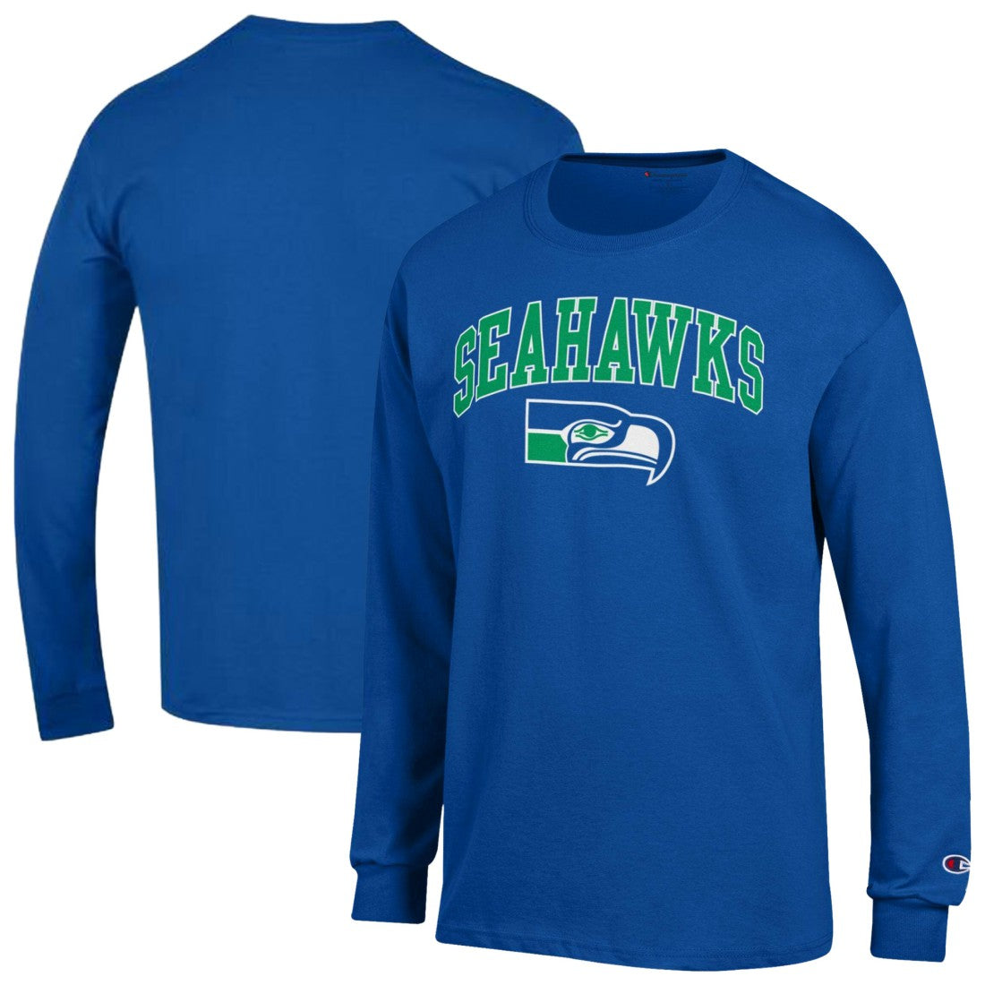 Seattle Seahawks Champion Arch Over Logo Long Sleeve T-Shirt