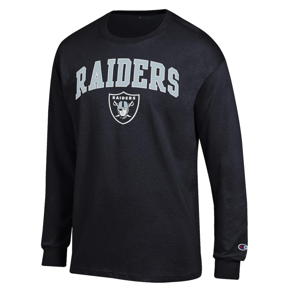 Las Vegas Raiders Champion Arch Over Logo Long Sleeve T-Shirt