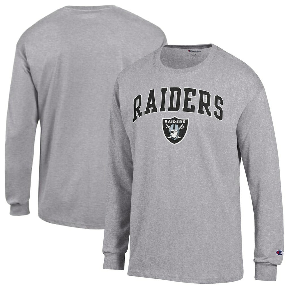 Las Vegas Raiders Champion Arch Over Logo Long Sleeve T-Shirt