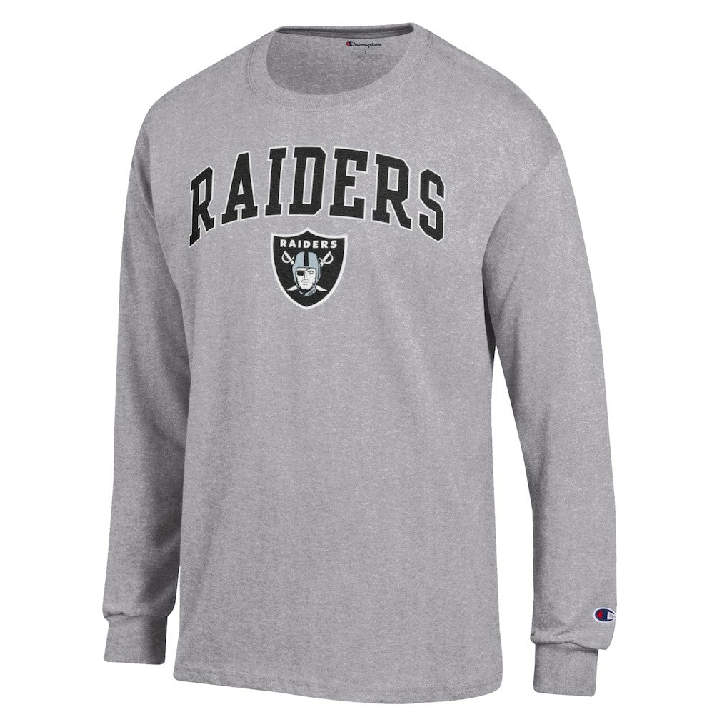 Las Vegas Raiders Champion Arch Over Logo Long Sleeve T-Shirt