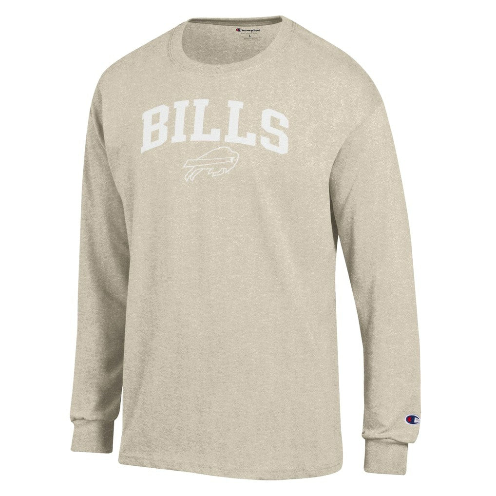 Buffalo Bills Champion White Ink Jersey Long Sleeve T-Shirt