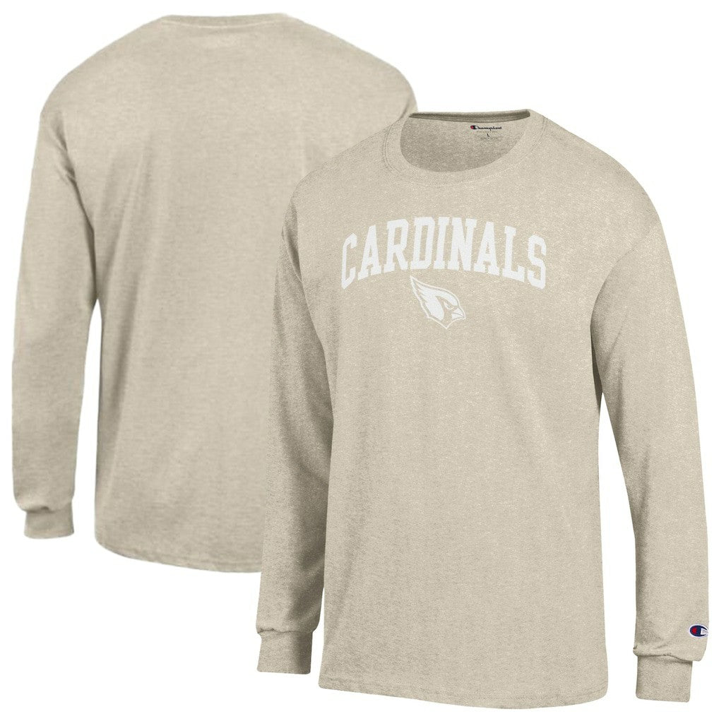 Arizona Cardinals Champion White Ink Jersey Long Sleeve T-Shirt