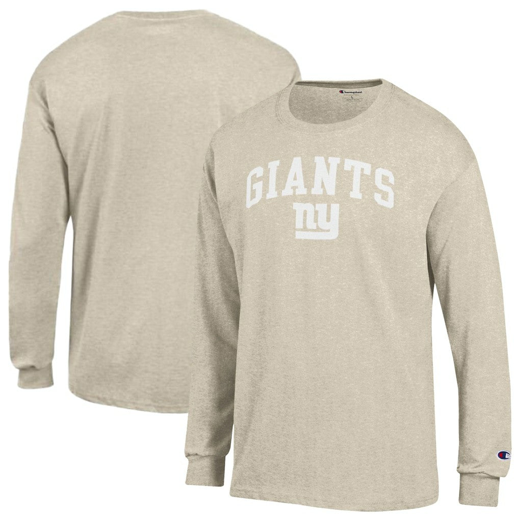 New York Giants Champion White Ink Jersey Long Sleeve T-Shirt