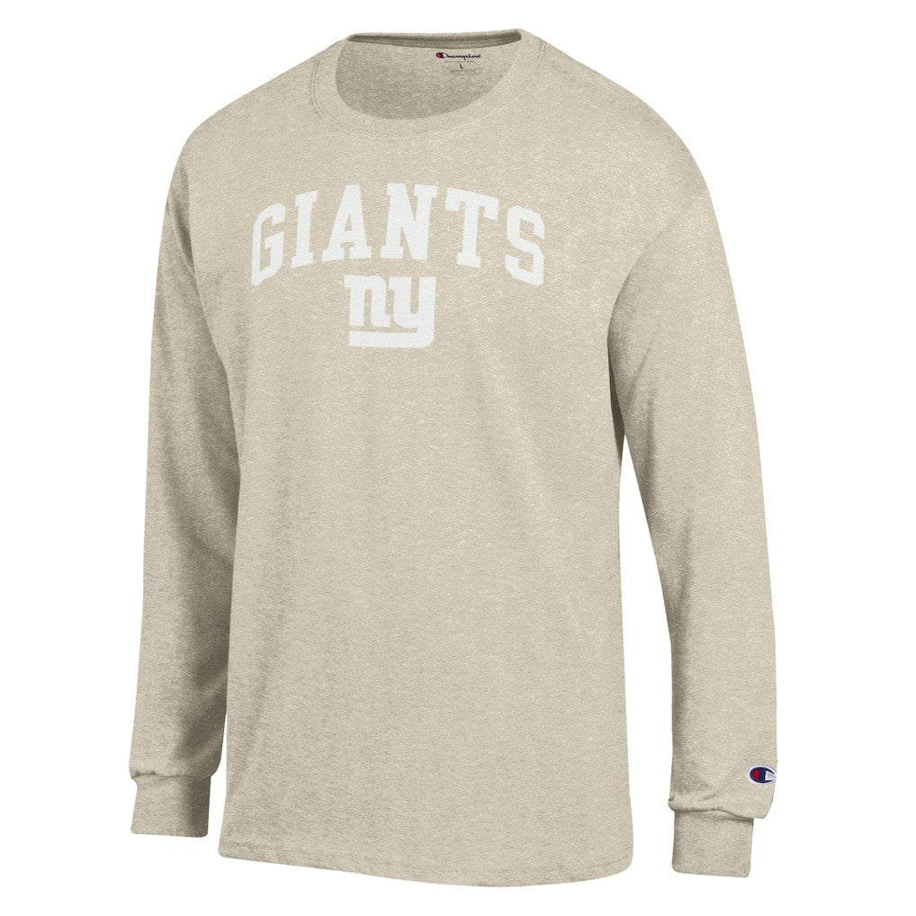 New York Giants Champion White Ink Jersey Long Sleeve T-Shirt