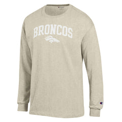 Denver Broncos Champion White Ink Jersey Long Sleeve T-Shirt