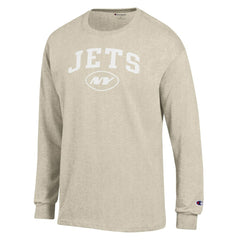 New York Jets Champion White Ink Jersey Long Sleeve T-Shirt