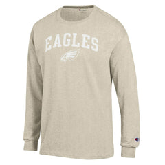 Philadelphia Eagles Champion White Ink Jersey Long Sleeve T-Shirt