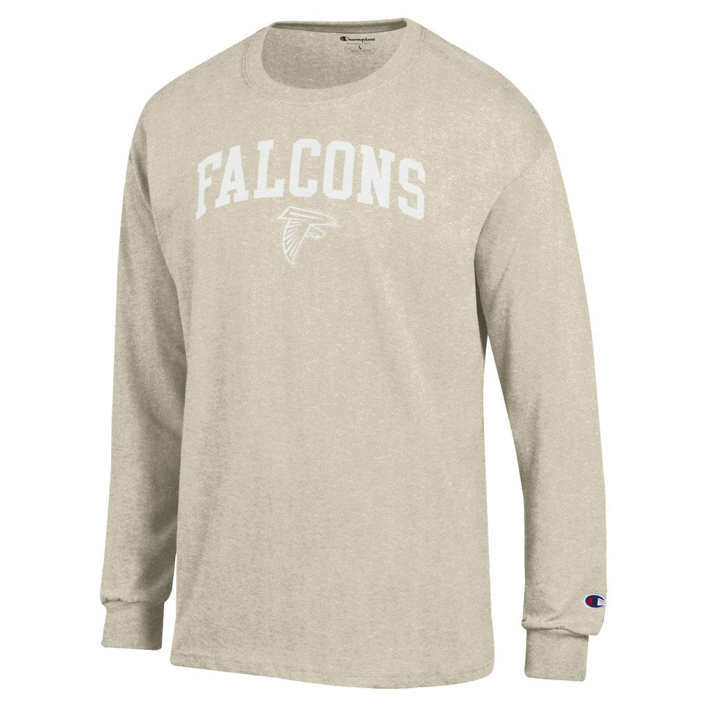 Atlanta Falcons Champion White Ink Jersey Long Sleeve T-Shirt