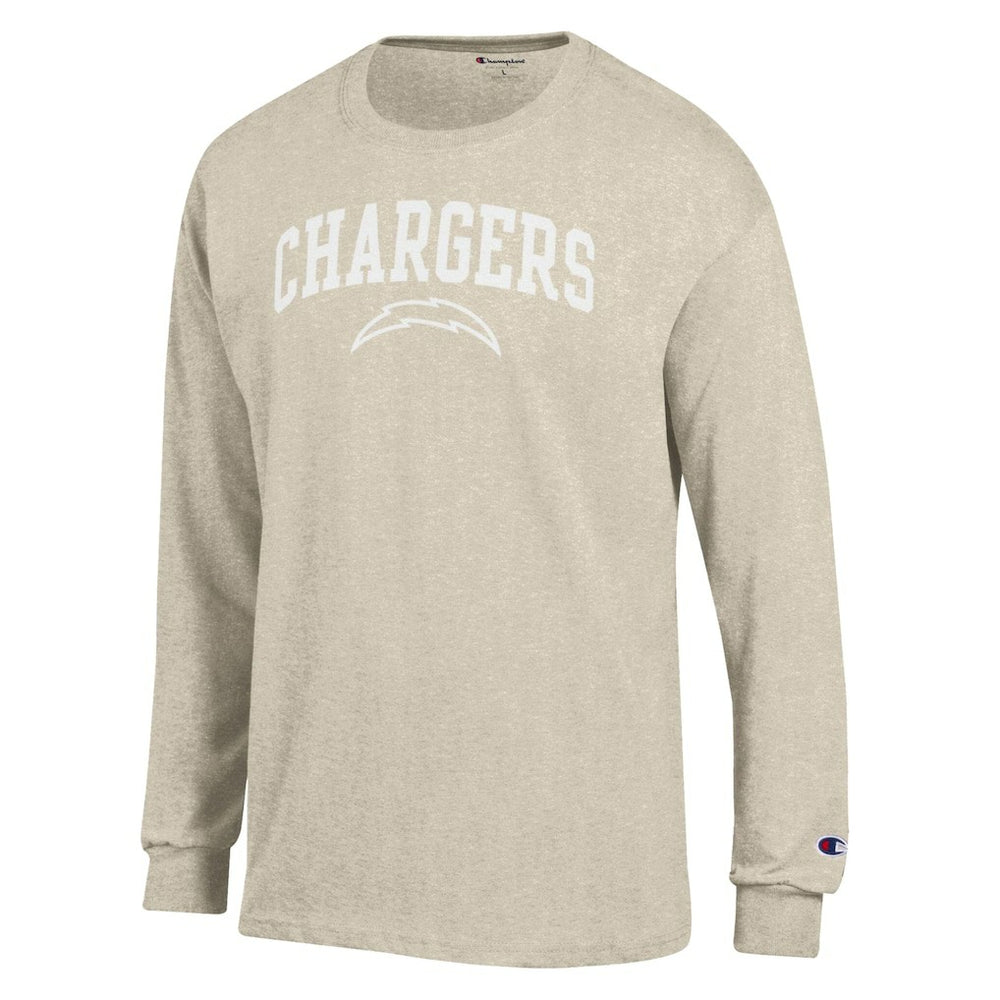 Los Angeles Chargers Champion White Ink Jersey Long Sleeve T-Shirt