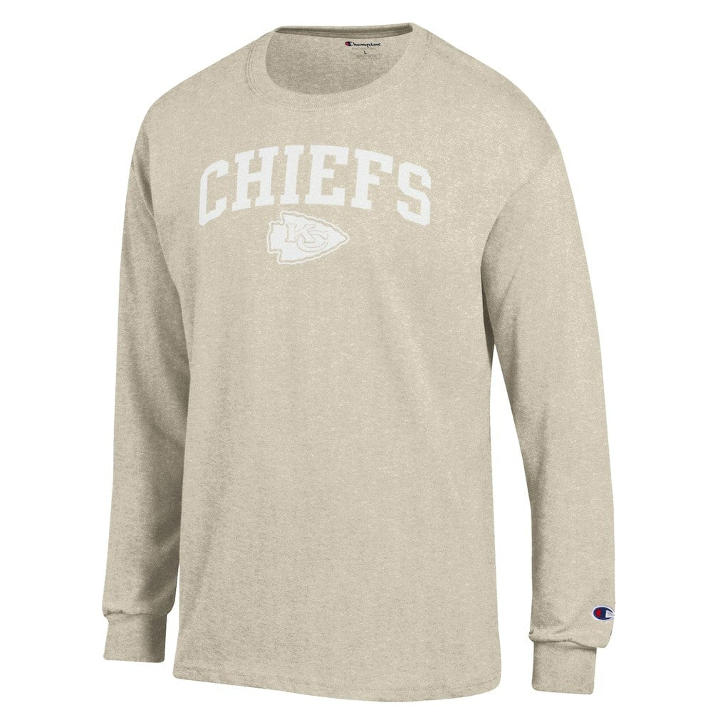 Kansas City Chiefs Champion White Ink Jersey Long Sleeve T-Shirt