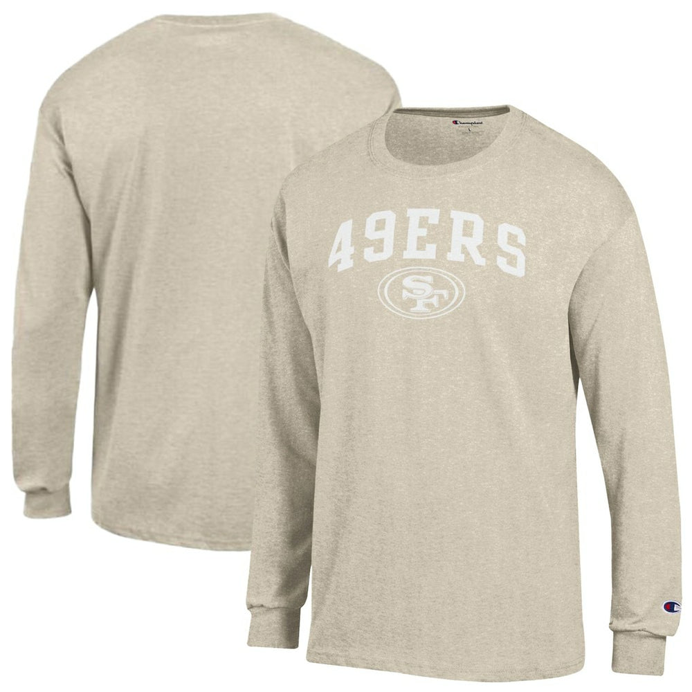 San Francisco 49ers Champion White Ink Jersey Long Sleeve T-Shirt