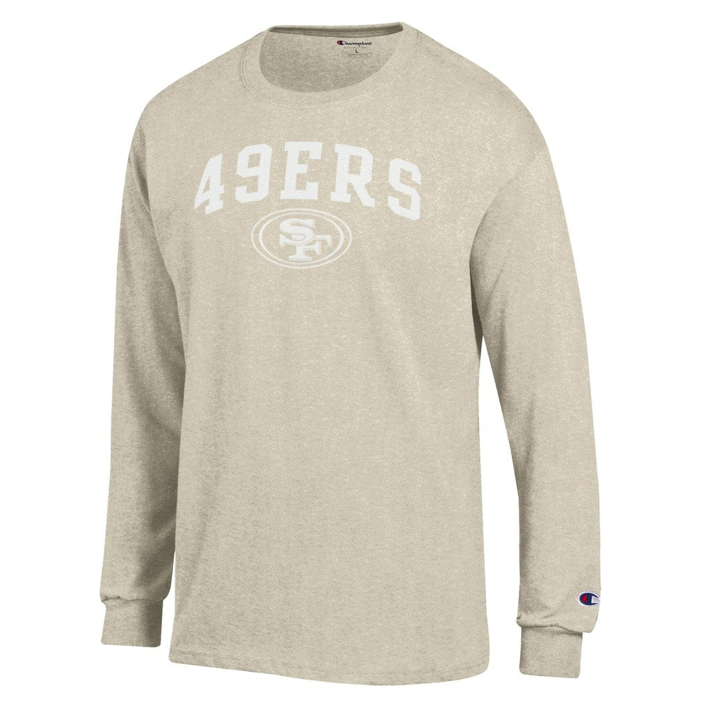 San Francisco 49ers Champion White Ink Jersey Long Sleeve T-Shirt