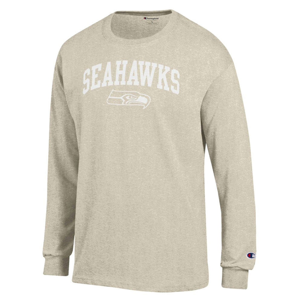 Seattle Seahawks Champion White Ink Jersey Long Sleeve T-Shirt