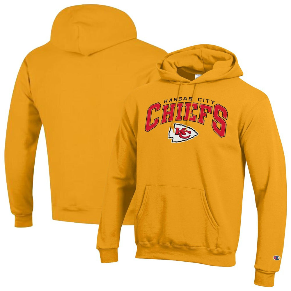 Kansas City Chiefs Champion Powerblend Arch over Logo Hoodie