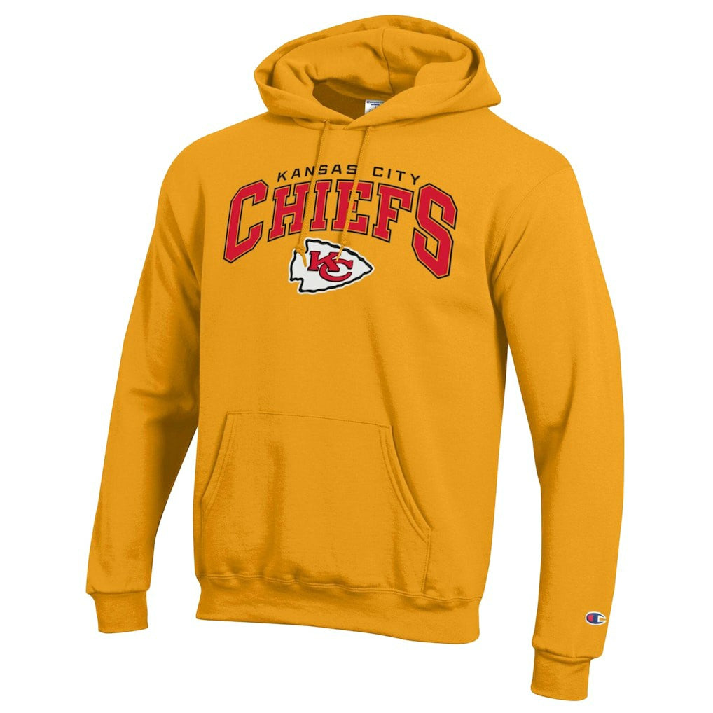 Kansas City Chiefs Champion Powerblend Arch over Logo Hoodie