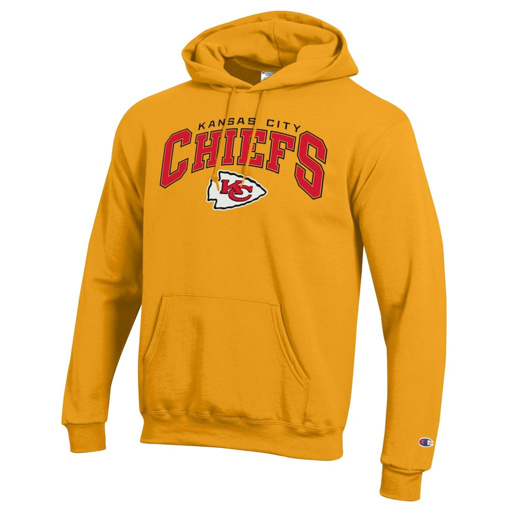 Kansas City Chiefs Champion Powerblend Arch over Logo Hoodie