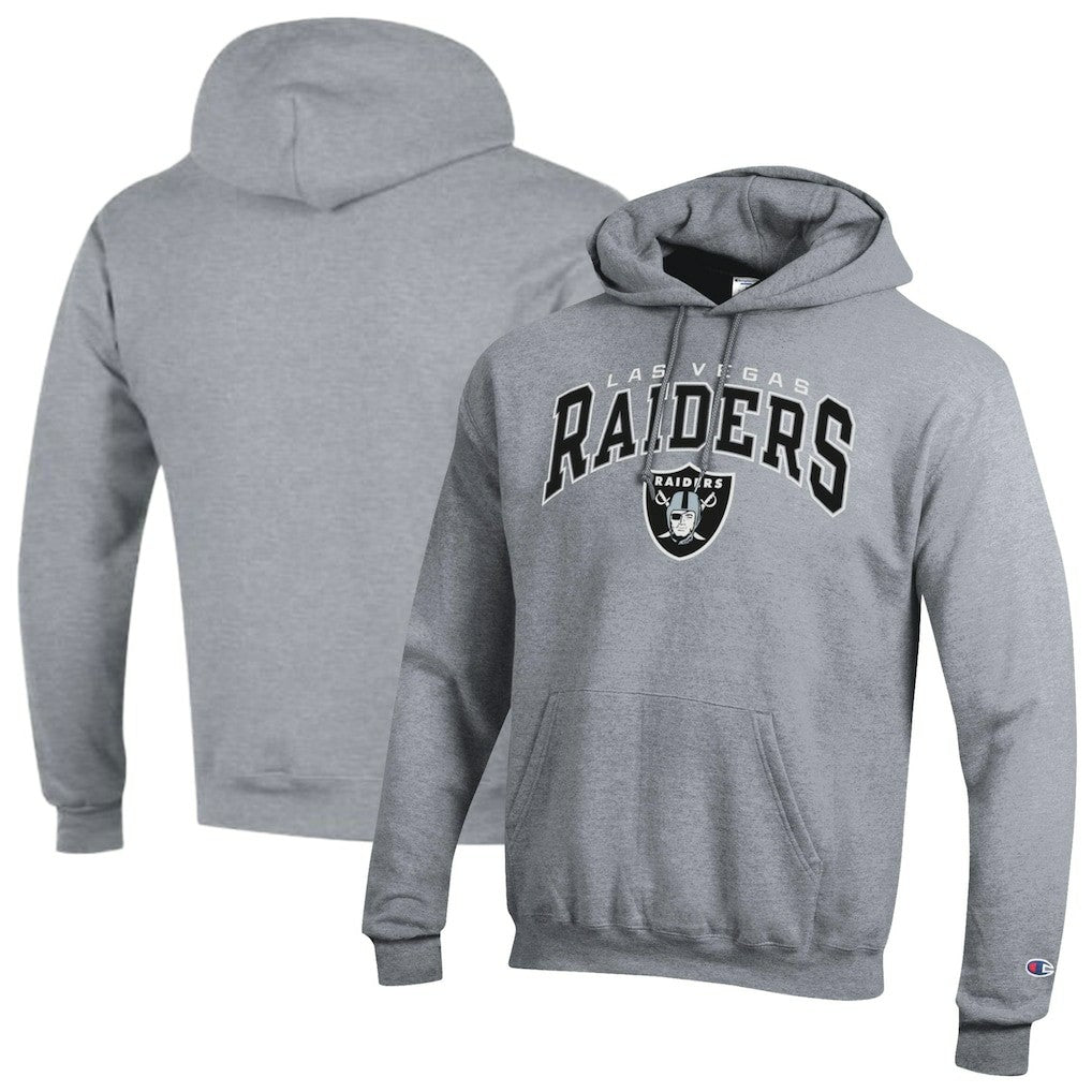 Las Vegas Raiders Champion Powerblend Arch over Logo Hoodie