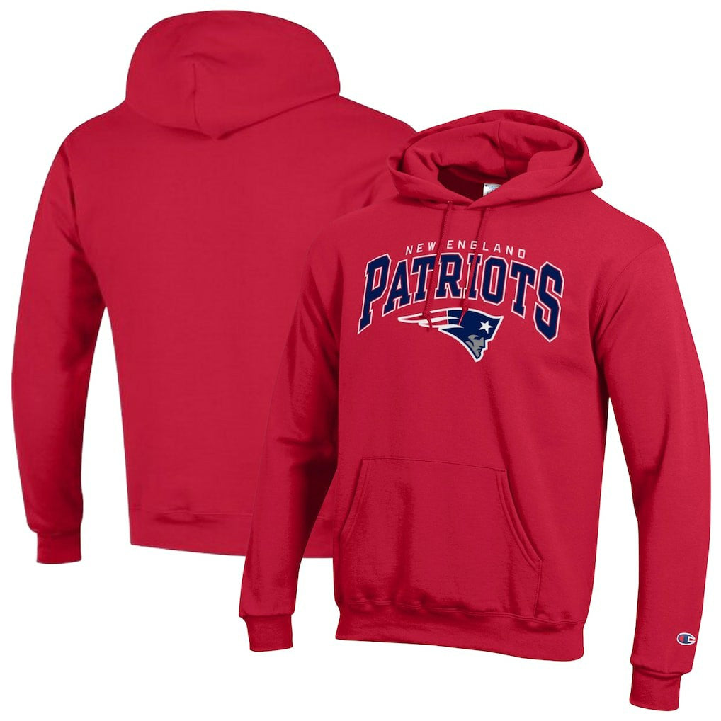New England Patriots Champion Powerblend Arch over Logo Hoodie