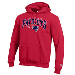 New England Patriots Champion Powerblend Arch over Logo Hoodie